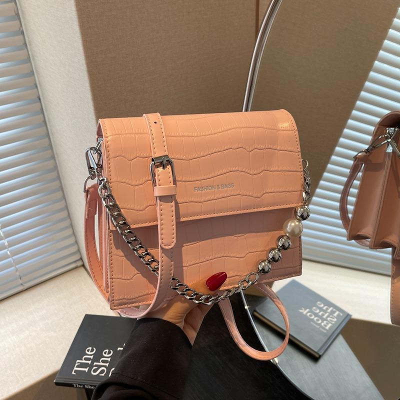 Nischen-Kettenhandtasche Damen neue Mode Umhängetasche vielseitige Messenger kleine quadratische Tasche
