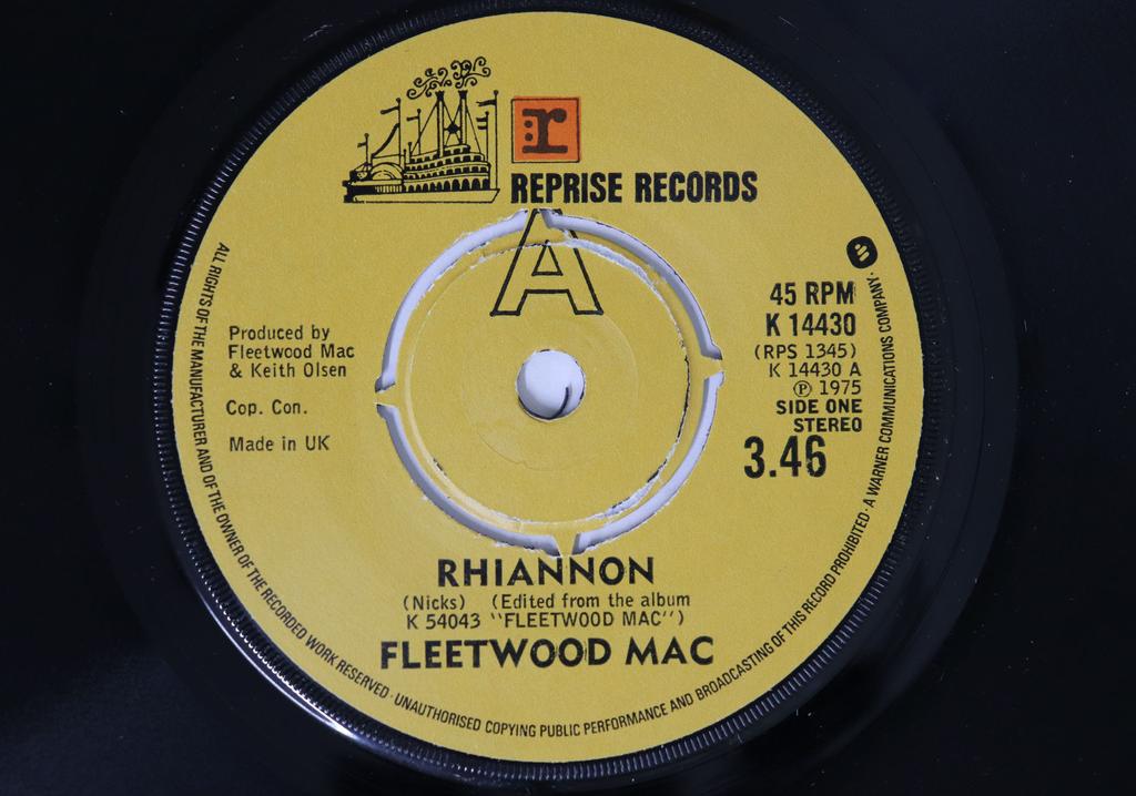 7inch Record FLEETWOOD MAC - Rhiannon K14430 Reprise Records UK Rock Used