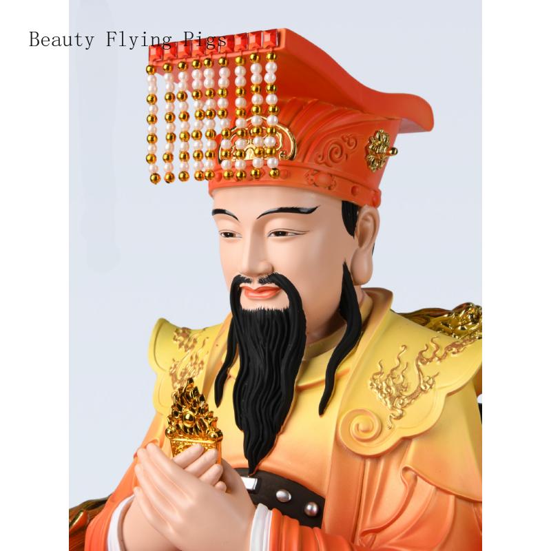 1PCS Resin Jade Emperor Mother Statue Jade Emperor Mother Goddess Home Worship Statue Ornament