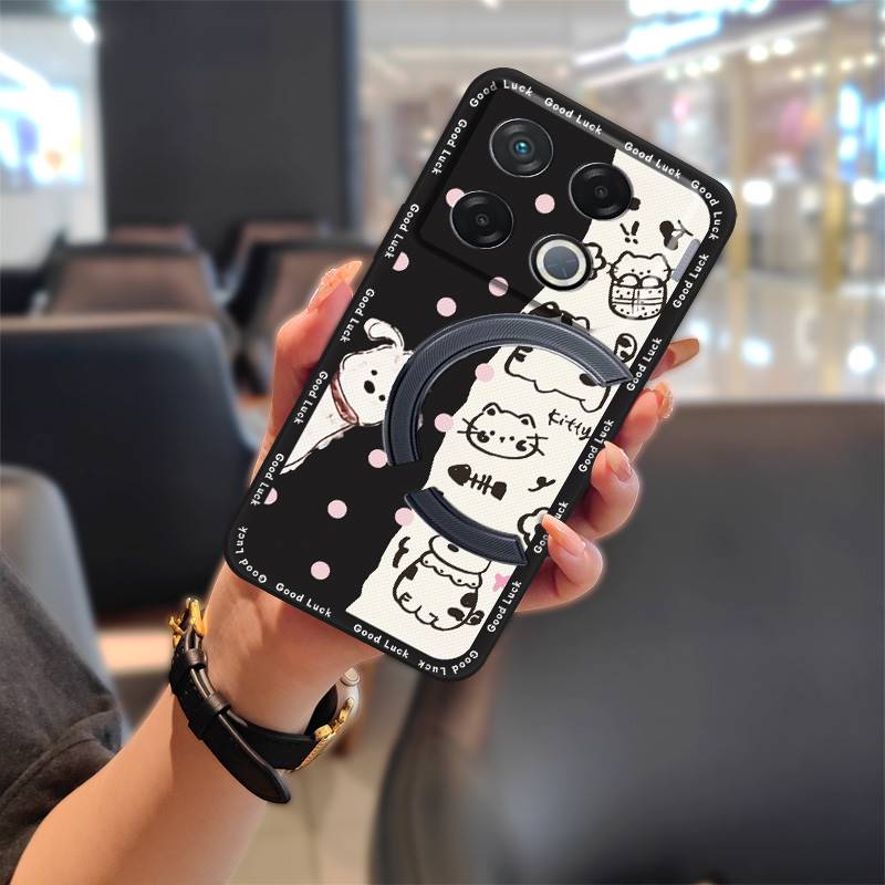 Phone Pouch Shockproof Phone Case For Infinix GT 20 Pro/X6871 Fashion Design Full Wrap Cute Silicone Graffiti Durable