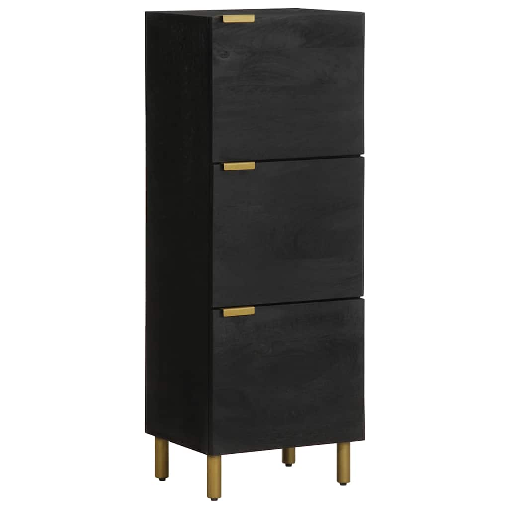 Highboard Black 40x33x110 Cm Particle Board