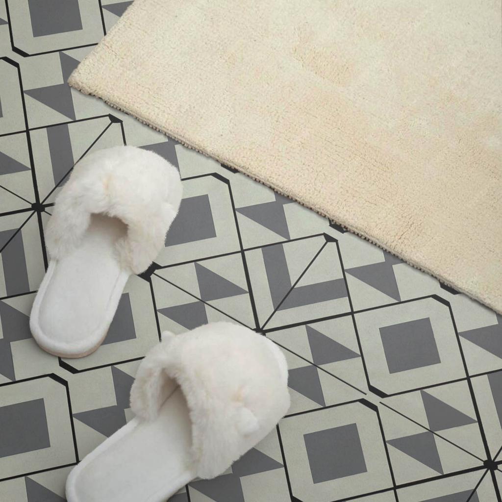 Self-Adhesive Vinyl Decorative Element for Home 100x50 Cm Geometric Diamond Pattern
