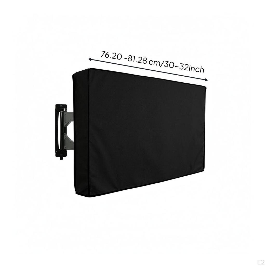 Housse de TV d'extérieur Imperméable Murale Anti-poussière 22-24 Pouces