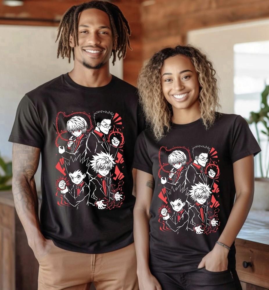 

Hunter X Hunter T-Shirt Gon Killua Anime Manga Unisex Tshirt T-Shirt All Size L