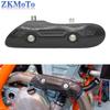 Motorcycle Carbon Fiber Exhaust Heat Shield Protector Guard Cover For KTM 250SXF 250EXCF 350EXCF 400EXC 450EXC 500EXC 2007-2023