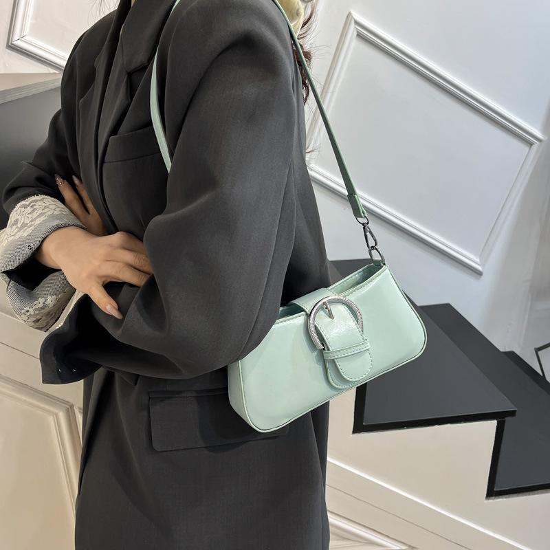 Popular bags women's new trendy niche shoulder underarm bag versatile messenger small square bag