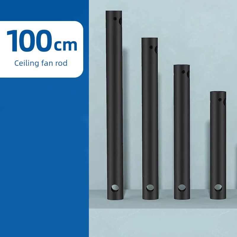 Diamond Brand Schwarzer Deckenventilator Ausleger Zubehör Verlängerungsstange Langer Ausleger 50 60 80 CM1 M 1,2 M 1,5 M