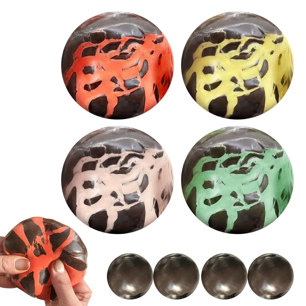 Squishy Dumpling Chocolat Anti-Stress Avec Revêtement Cire Pâte Lente Pour Son Craquant Sensoriel Jouet Pour Tous Les Âges Bureau Anti-Stress