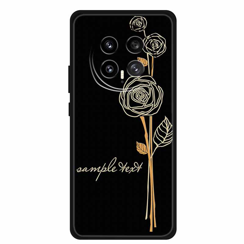 3D Emboss Case For Honor Magic 8 5G Phone Case 8 Pro Flowers Silicone Soft Coque Funda For Honor Magic8 Pro Back Cover Case Bag