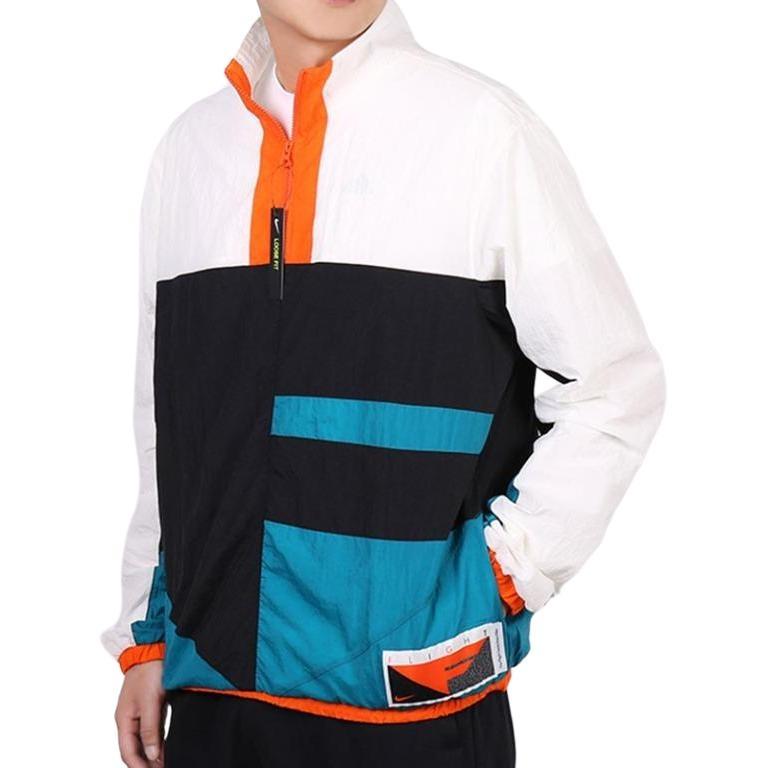Nike As Nk Flight Jacket 'White Black Teal' Men's CN8509-013