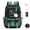 Animation Schoolbag Ghost Destroyer Blade Trend USB Large Capacity Student Ridge Backpack