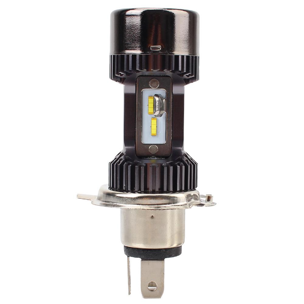 M8 Far LED Motocicletă Electrică H4 HS1: Super Luminos, LED cu 3 pini încorporați, Tensiune Largă 9-48V