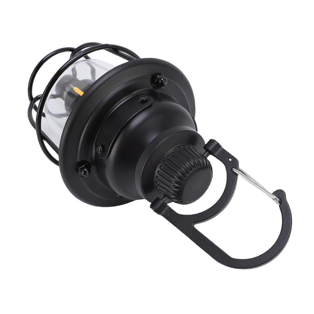 LED Camping Lantern 3LED 9SMD IPX3 Rainproof Battery Powered Camping Light Retro Hanging Tent Light