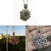 Vintage Lotus Pendant Necklace With Alloy And Glass For Women
