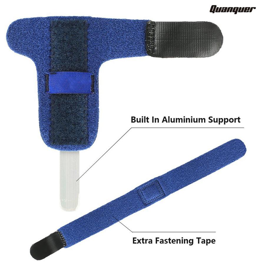 Medical Trigger Finger Splint Hook Loop Tape Finger Orthosis Brace Support Pain Relief Finger Protector Brace Support Belt