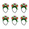 Pack Of 6pcs 2026 Soccer Event Flag Headbands For Fan With Elastic Design Creative Multiple Country Theme Headdress