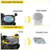 Pompă Piscină 1 CP, 15000 L/h 750W Pompă Piscină Pompă Piscină Îngropată/Supraetajată cu Coș de Filtrare Motor Pompă Piscină pentru Apă Curată în Piscină 1.97"