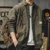Men's 2026 American Workwear Style Retro Casual Long-Sleeve Shirt Jacket for Spring & Autumn