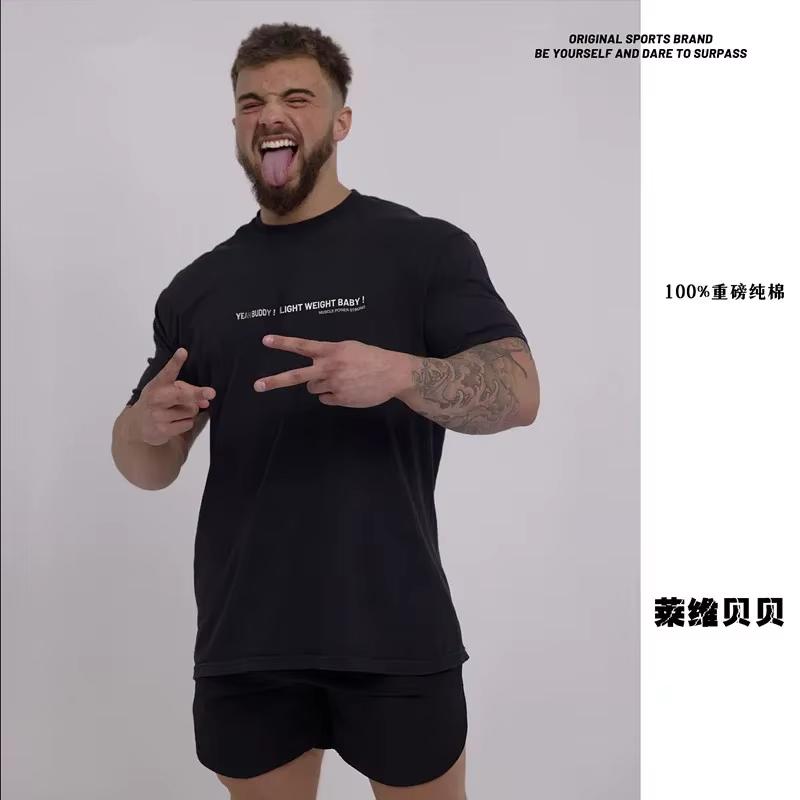 Summer Gym Cotton Men's T-Shirt Thavage Muscular Men CBUM Gym T Shirt CBUM Fitness Joggers Pure Cotton Shirt CBUM Women Tshirt
