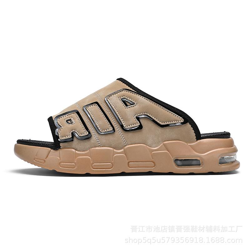 Popular Large Size Summer One-word Drag Bathroom Bath Non-slip Leisure Travel Two Wear Non-slip Slippers