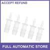 5Pcs Plastic Hose Barb Fitting 18" To 516" Hose ID Connectors Plastic Clear