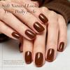 BORN PRETTY 23-Color Gel Nail Polish Set for Autumn/Winter: Brown, Burgundy, Red, Nude, Pink, Base Gel, Glossy & Matte Top Coat Included. Perfect for