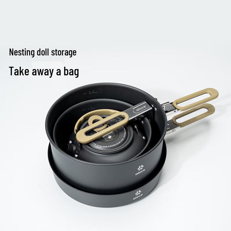 

ALOCS Outdoor Camping Cookware Set 4-6 Person