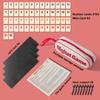 AIUAZA Player Rummikub Rummikub Game Portable Rummikub Travel Game 4 Tile Classic Player Board Includes Digital Mahjong Cards 2-4 Game, 106-Piece Set,