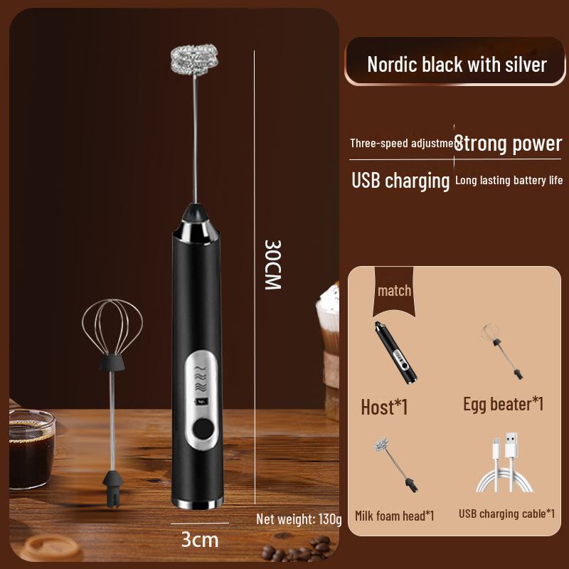 «Ручной USB-вспениватель молока — электрический мини-миксер с венчиком и функцией — фото 14
