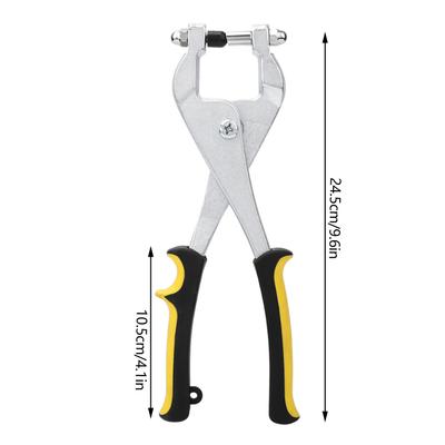 Multi Function Grit Punch Pliers Metal Sheet 3.27mm Hole Puncher Pliers