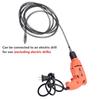 User Friendly Electric Pipe Unclogger Multifunctional Electric Drainage Spring Multiple Quick Fixing for Various Drainage