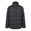 NY Concept Mens Hidden Zip Puffer Jacket