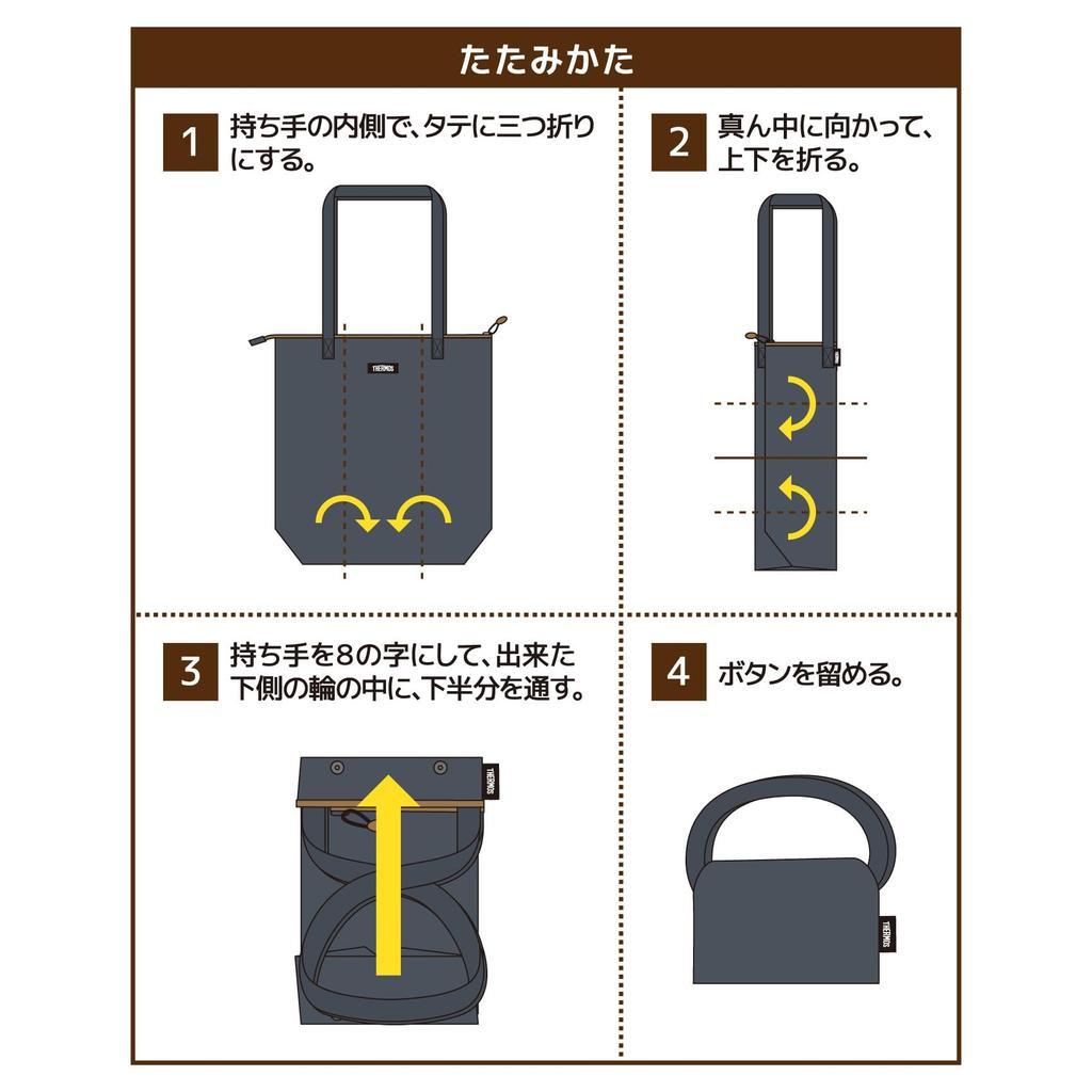 Thermos Cooler Shopping Bag 12L Night Gray REV-0121 N-GY