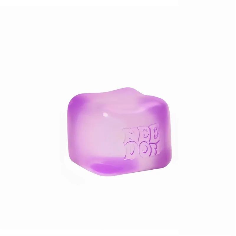 NeeDoh Fuzz Relief Jouet Fidget Fleur Sourire Doux Jouet Anti-Stress Méduse Squish Modélisation Imperméable Jouet Sensoriel Cadeau