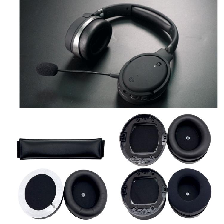 Replacement Headband Cushion Earpads Protein Leather Ear Pad For X Cloud Orbit S Headphone Repair Part