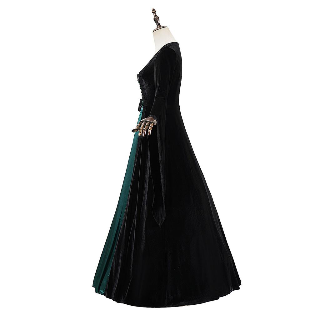 Halloween Vampire Costume Dress With Corset For Cosplay And Themed Parties