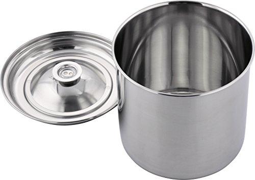Wahei Freiz Mido Kitchen Pot, 10cm, 700ml, Deep Round Molybdenum Storage Container, Made in Japan, AD-450