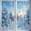 Christmas Windows Rainbow Prism Stickers Rainbow Film for Window Glass Clings Static Removable Suncatcher Decal Sticker
