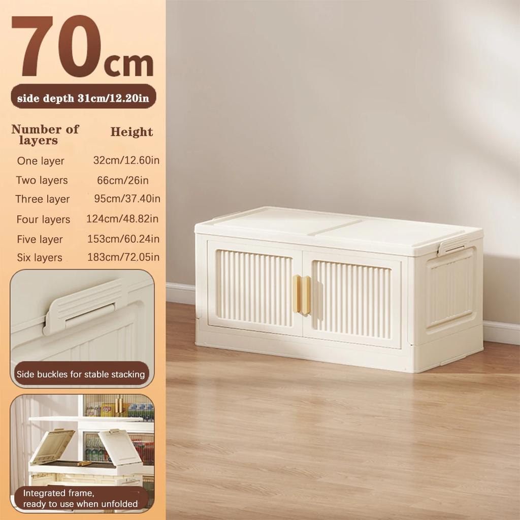 Skládací úložná skříňka 1-6 polic s kolečky Velkokapacitní úložná skříň Úložný box Organizér na oblečení Úložný kontejner