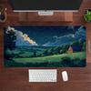 Tapis de Souris Paysage Guérison Fraîche Grand Tapis de Bureau pour Ordinateur XXL Caoutchouc Antidérapant Tapis pour Clavier et Souris de Jeu Tapis Long de Bureau