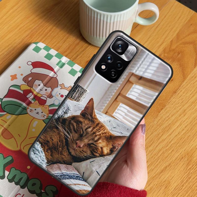 Cute Cat Animals Kitten Case For Xiaomi Redmi Note 13 Pro 14 12 11 10 15 Pro Plus Redmi 15 C 13 10C 12C 13C 14C Cover