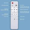 Invisible Fan Blade Fan Light Multifunctional E27 Ceiling Fan Lamp Living Room Wind Speed Adjustable Smart Lighting Fixtures