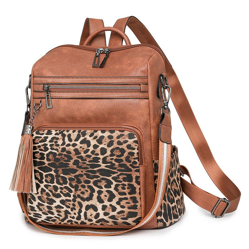 Winter new retro fashion women's backpack large capacity backpack women's backpack