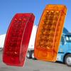 Square 21LED Truck Clearance Light Anti Collision LED Marker Side Light Signal Tail Light  Boat