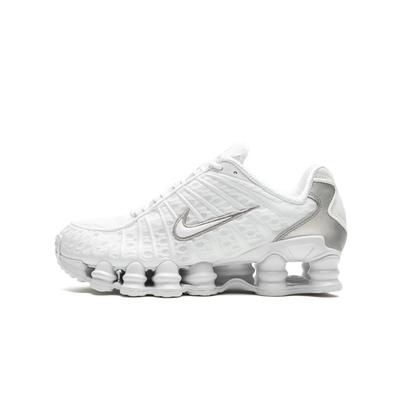 Shox TL White Metallic Silver Orange