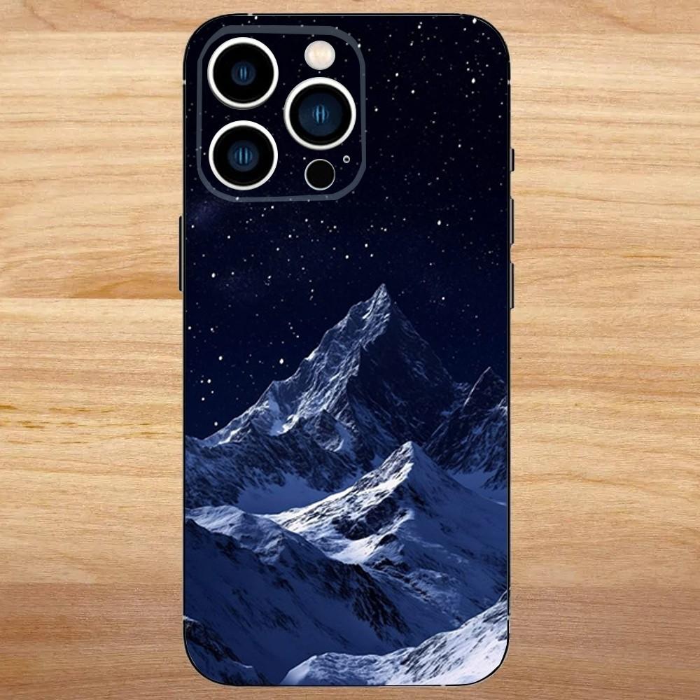 Góra Everest światowa pierwsza Etui na Telefon Dla iPhone 16,15,14,13,12,11,Mini,Pro,SE,MAX Białe Matowe Odporne na Wstrząsy Pokrowiec