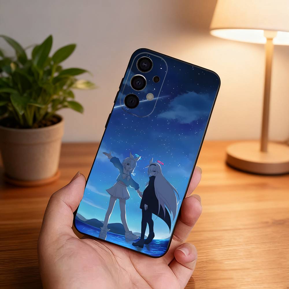 Blue Archive Game Phone Case For Samsung S25,S24,S21,S22,S23,S30,Ultra,S20,Plus,Fe,Lite,5G Black Cover