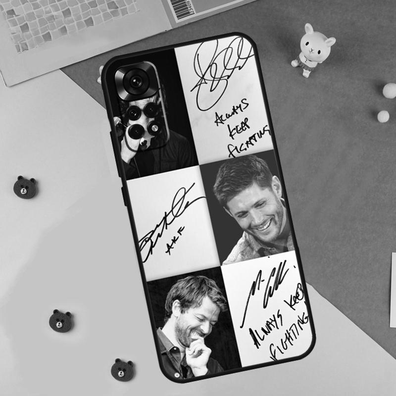 Supernatural Jensen Ackles Case For Xiaomi Redmi Note 13 12 11 9 10 14 Pro 10S 11S 12S Cover For Redmi 13C 10C 12C 14C