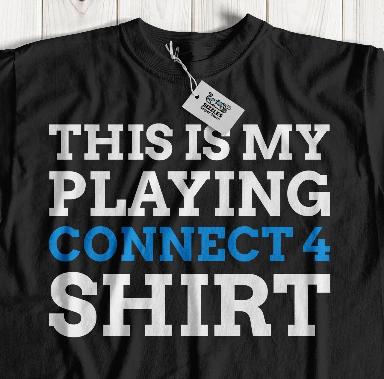 This Is My Playing Connect 4 T-Shirt Funny Board Games Night Gifts M