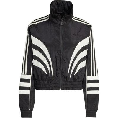 Originals Cutline Spliced Casual Comfortable Zipper Retro Sports Stand Collar Jacket Women Jacket Black IW5511